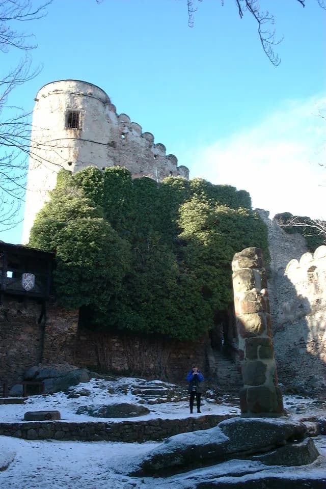 Ruins of Chojnik Castle above the Jelenia Góra basin
