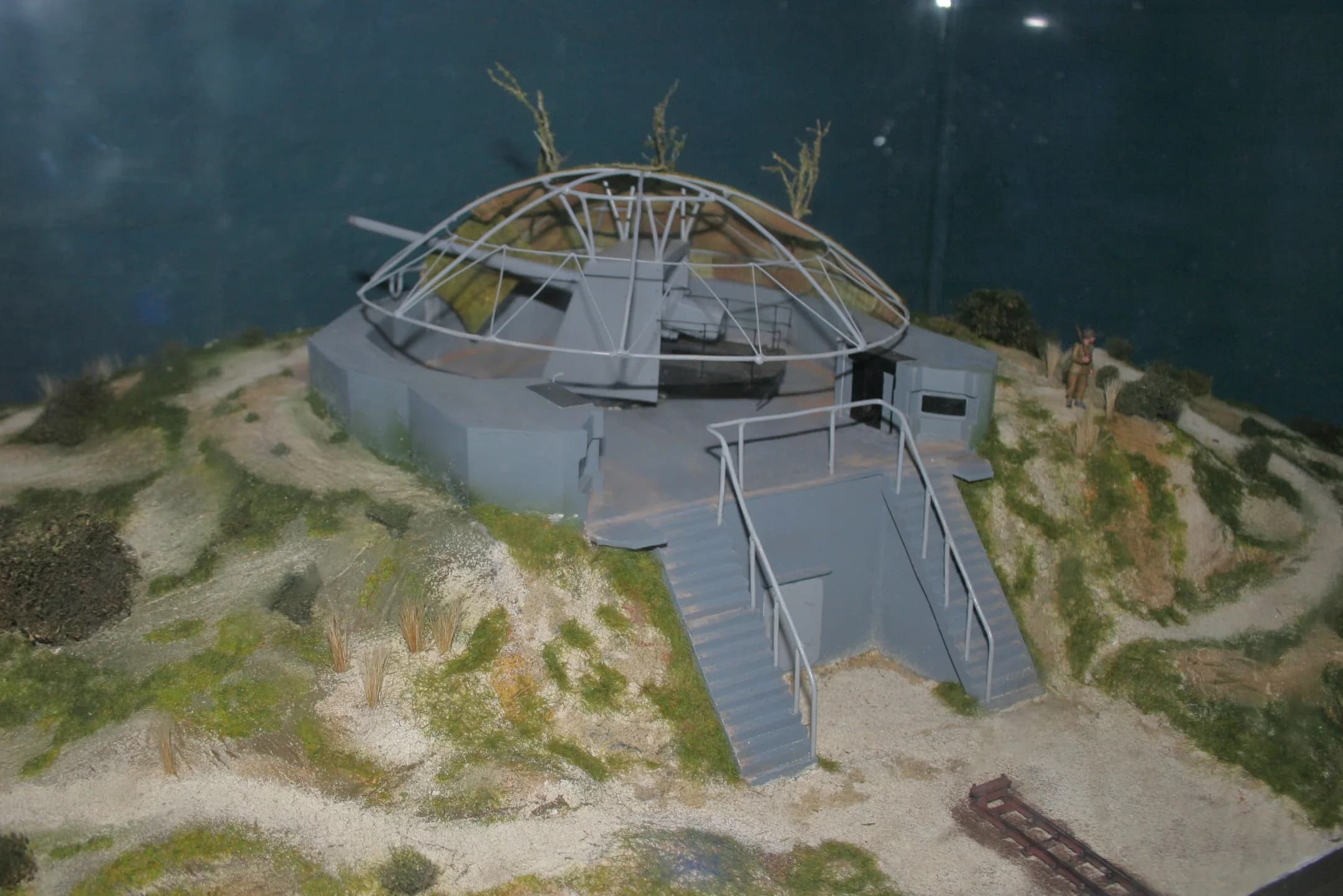 Bofors coastal artillery gun at the Museum of Coastal Defence in Hel
