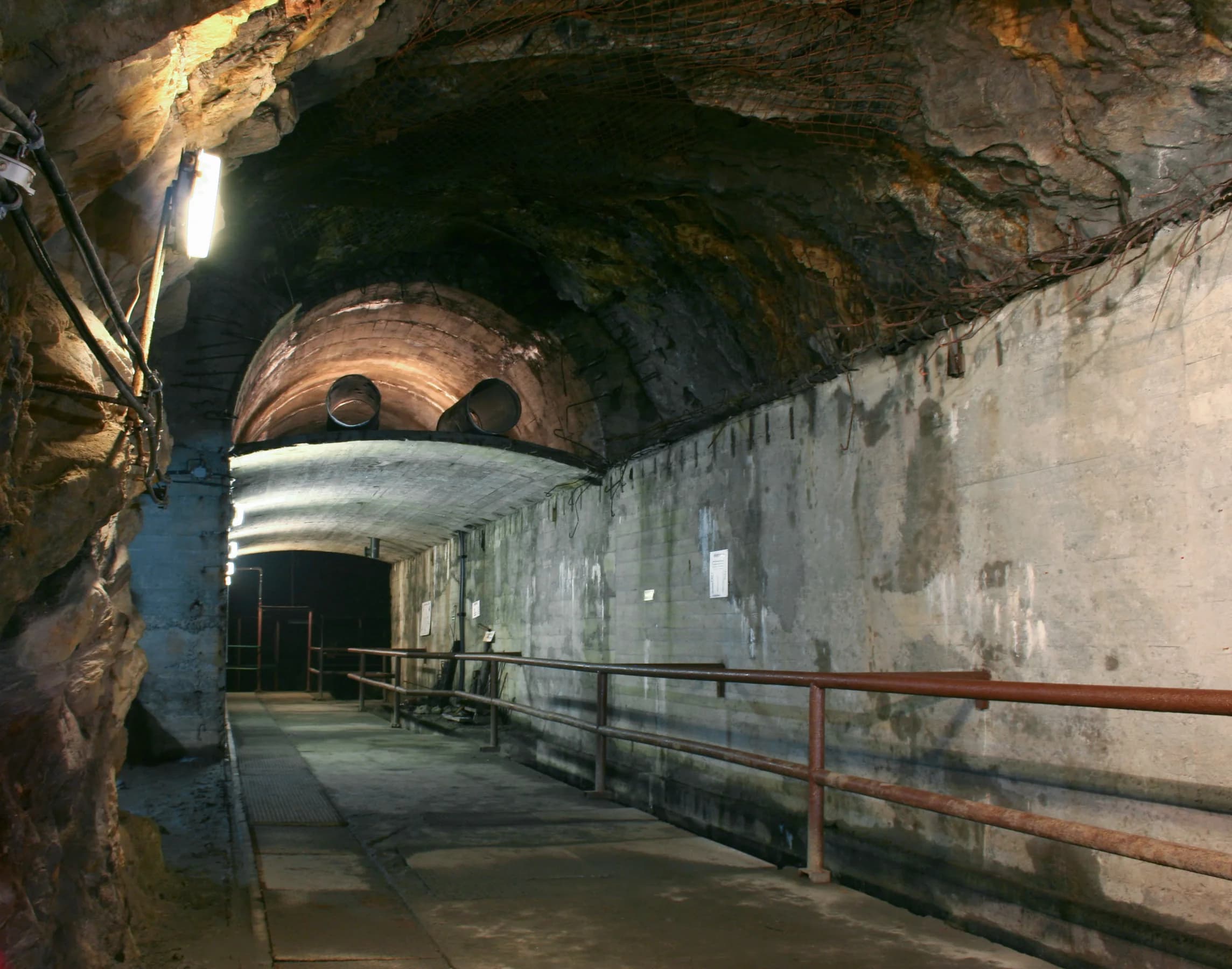 Underground corridor in the Rzeczka complex of Project Riese