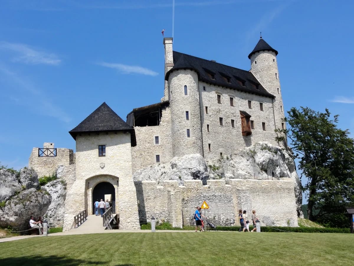 Bobolice Castle on the Kraków–Częstochowa Upland