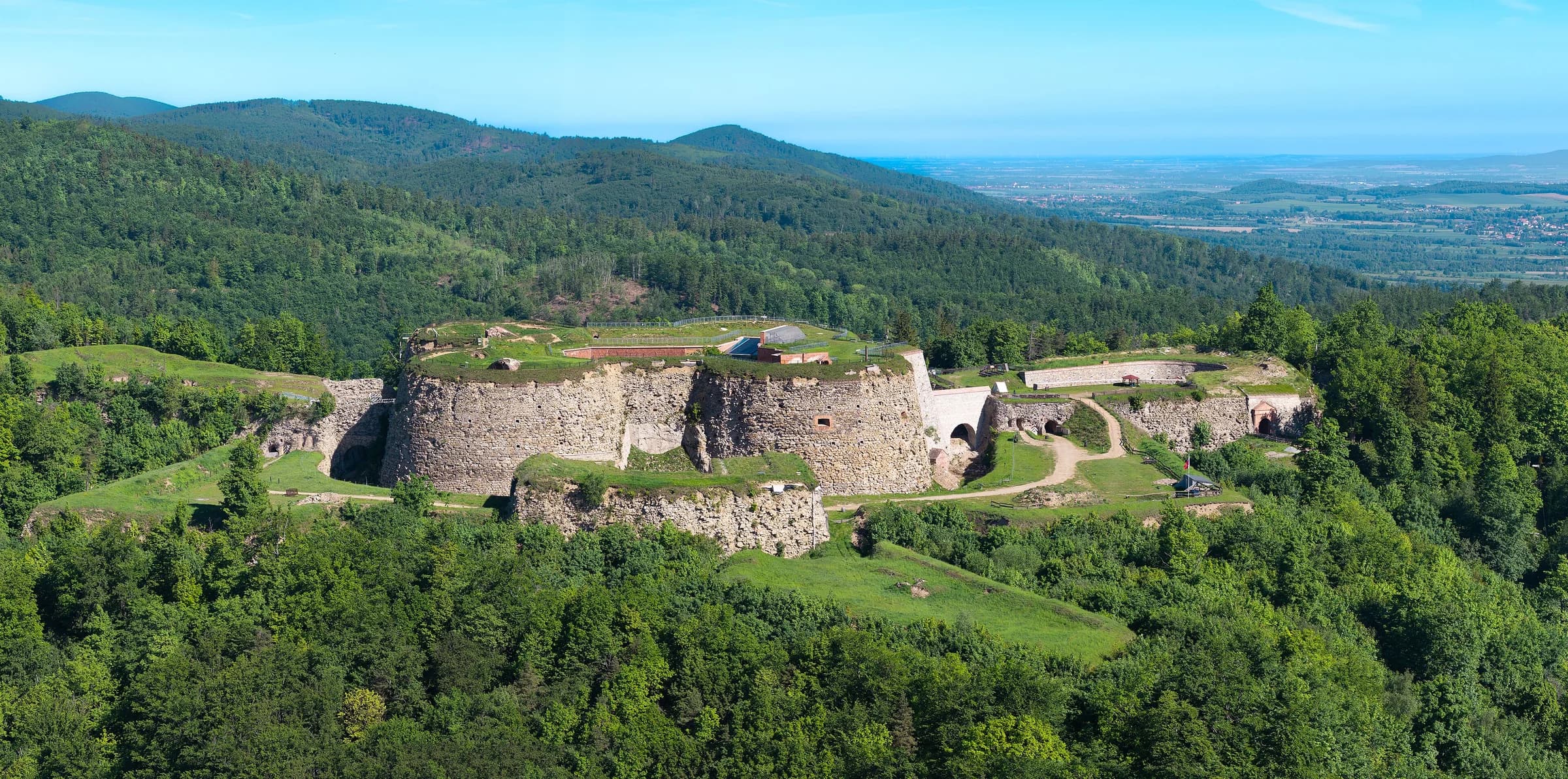 Srebrna Góra Fortress in the Sudetes