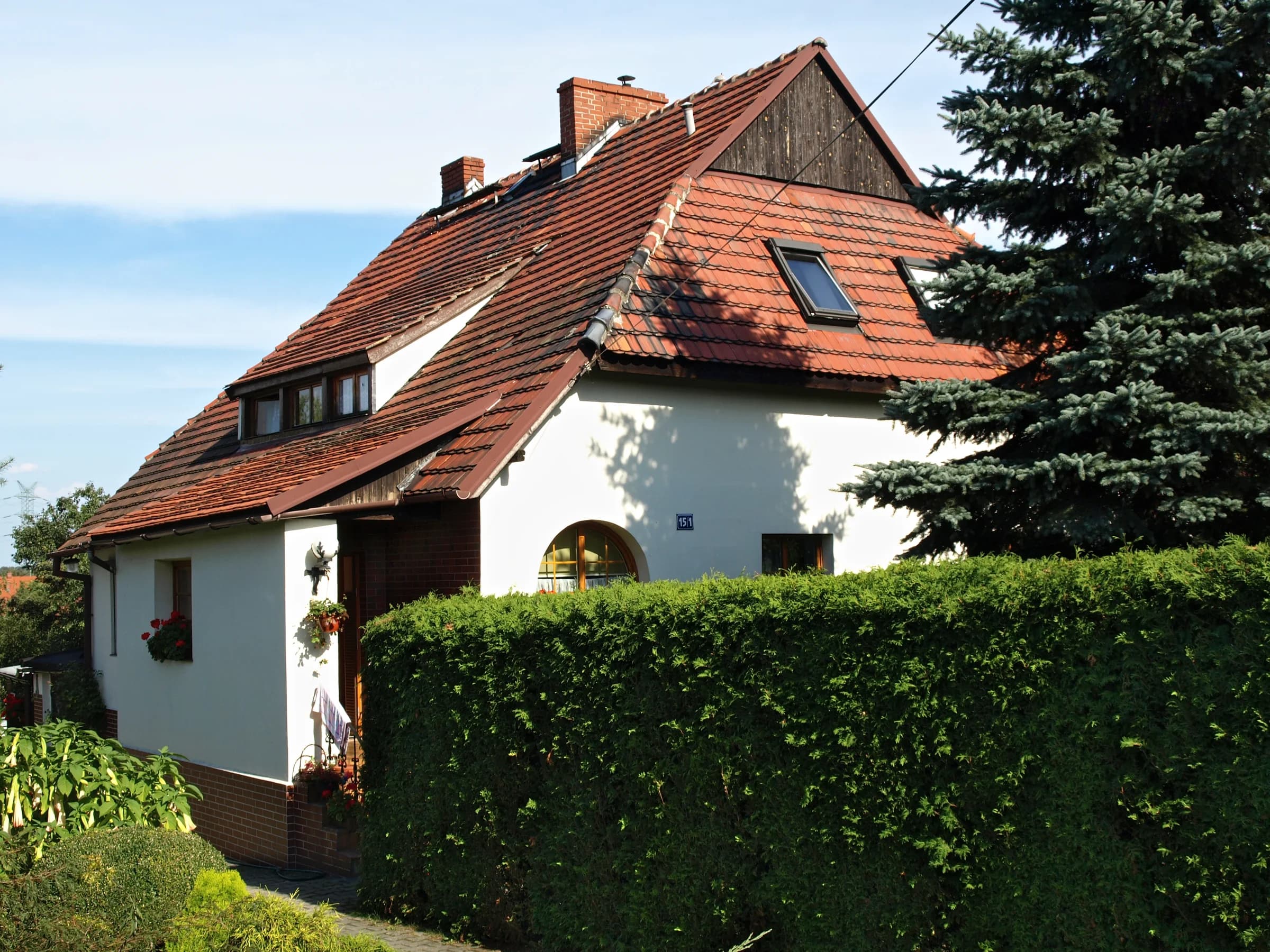 Historic workers' house in the Giszowiec garden settlement