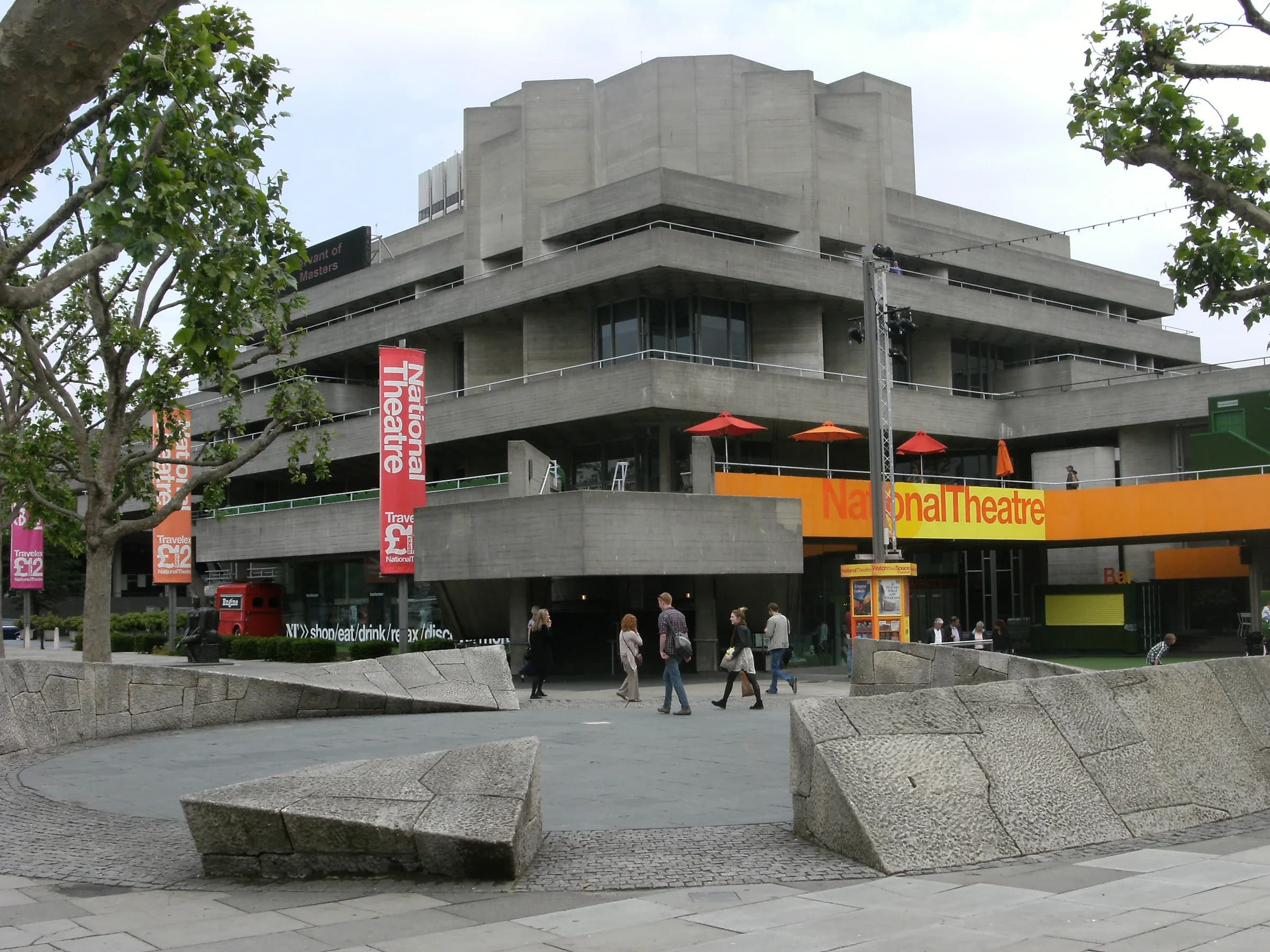 The National Theatre on London’s South Bank, where Ian Charleson gave his final Hamlet performances.