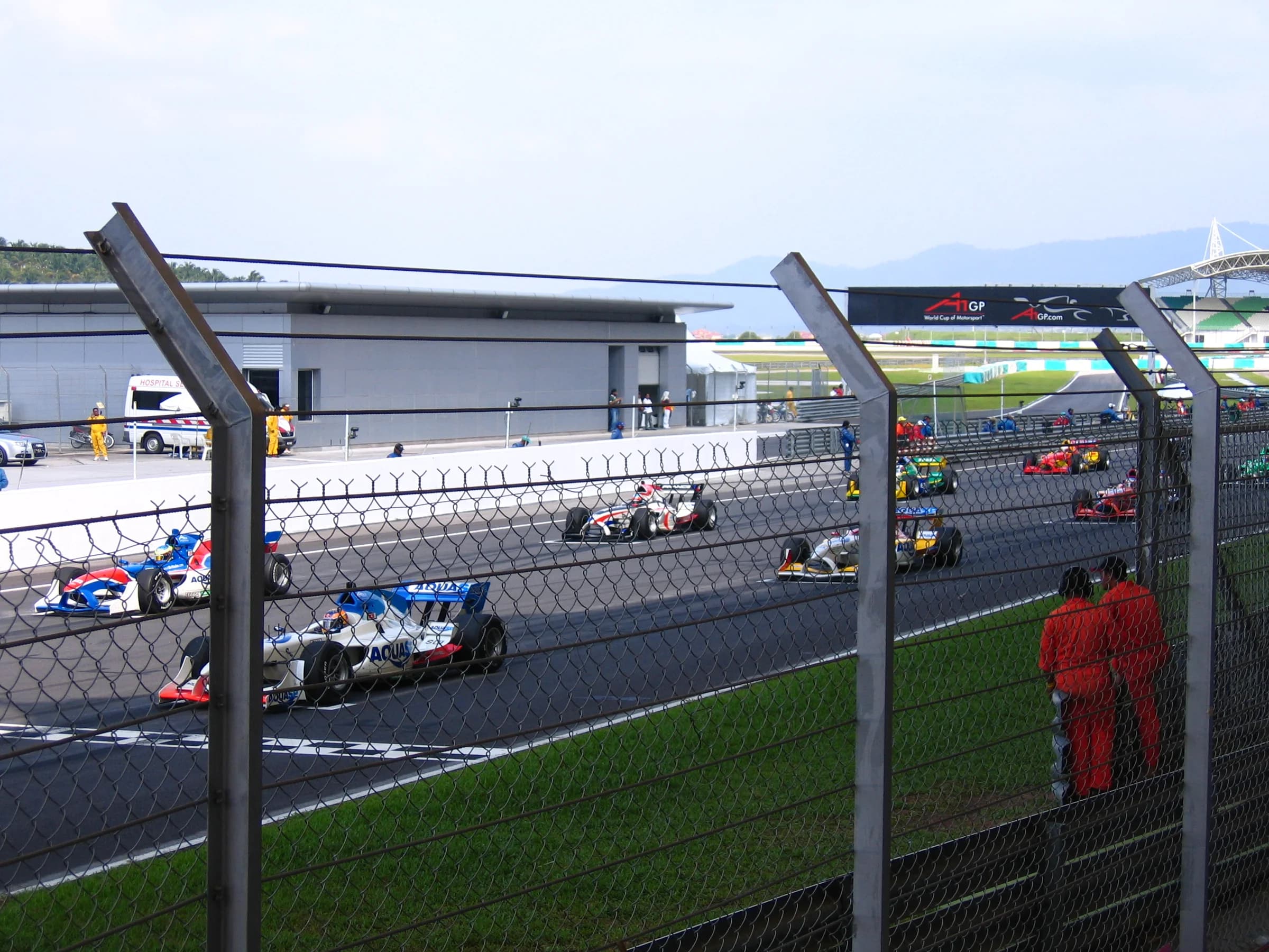 A1 GP held at Sepang International Circuit, Malaysia on 25 November 2007 in which the Malaysian former F1 racer Alex Yoong participated.