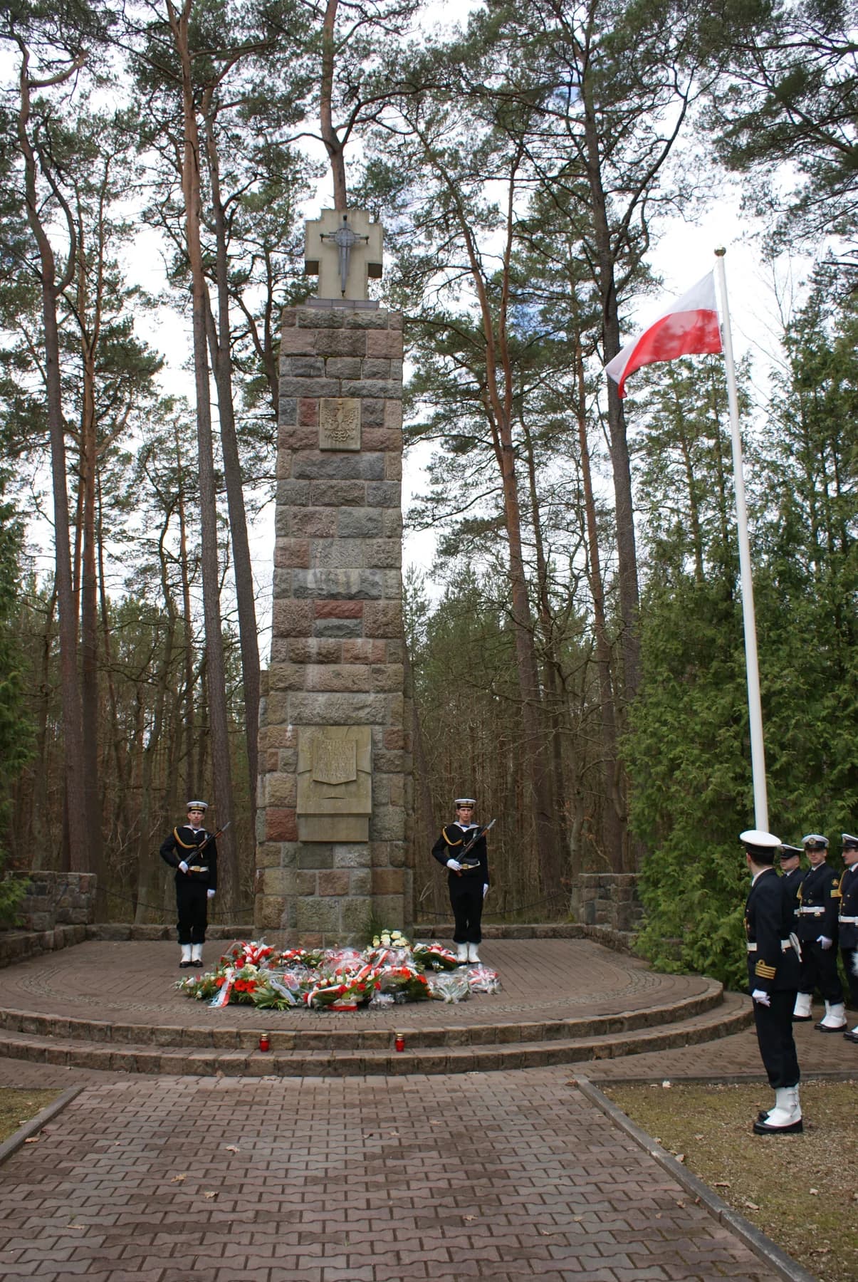 Piaśnica memorial in the forest near Wejherowo
