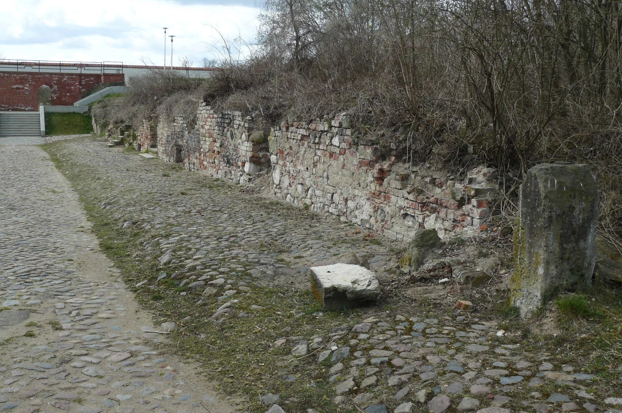 Ruins of the old town inside Kostrzyn Fortress