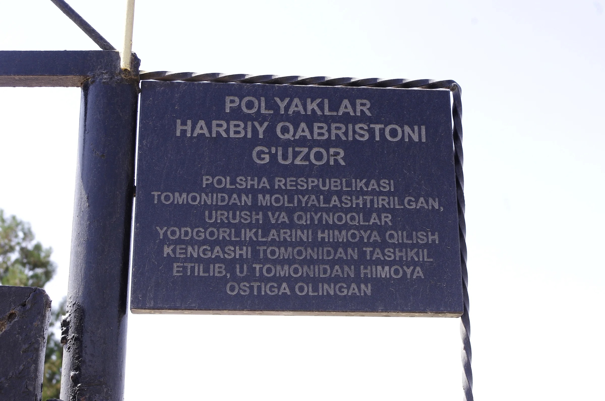 Polski cmentarz wojenny w Guzarze w Uzbekistanie