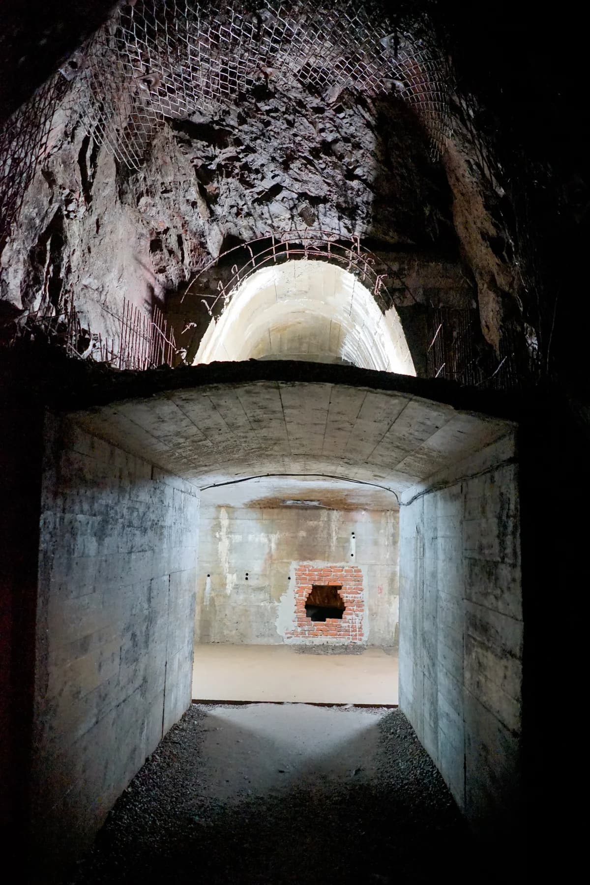 Underground galleries of the Osówka complex in the Owl Mountains