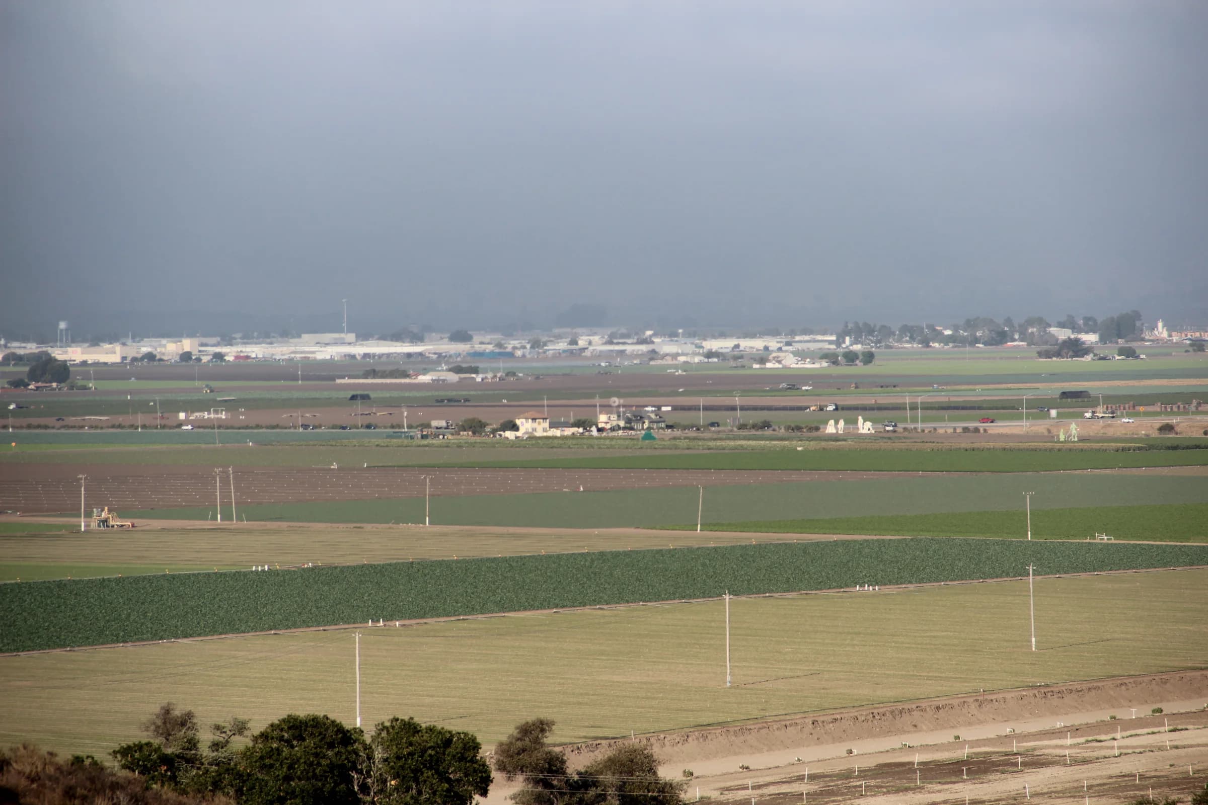 Salinas Valley viewed from Fort Ord National Monument in August 2019; the novel’s regional landscape, not a fictional ranch.