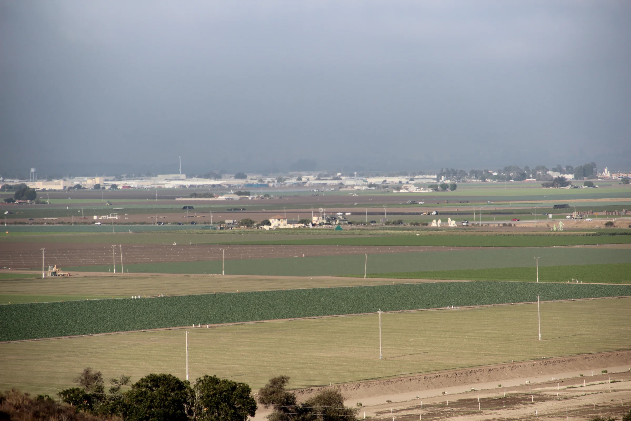 Salinas Valley viewed from Fort Ord National Monument in August 2019; the novel’s regional landscape, not a fictional ranch.